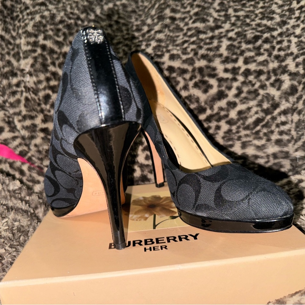 Black Coach High Stilletos